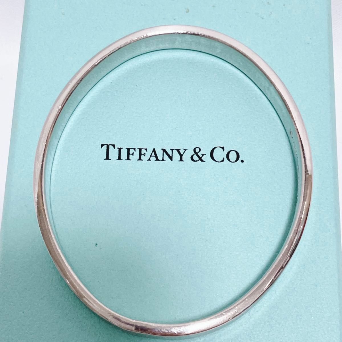 美品】 ティファニー T&CO ナロー 1837 バングル ブレスレット 美品】 ティファニー T&CO ナロー 1837 バングル ブレスレット