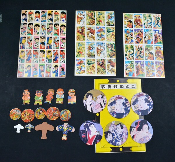 ☆昭和レトロ・面子・めんこ・歌舞伎めんこ・角メンコ・人形 ☆昭和レトロ・面子・めんこ・歌舞伎めんこ・角メンコ・人形