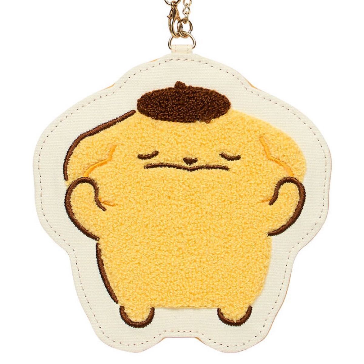 ポムポムプリン パスケース (プリンとマフィンなかよしタイム ポムポムプリン パスケース (プリンとマフィンなかよしタイム