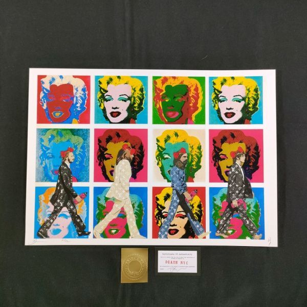 AB119 DEATH NYC 世界限定ポスター 現代アート ポップアート AB119 DEATH NYC 世界限定ポスター 現代アート ポップアート
