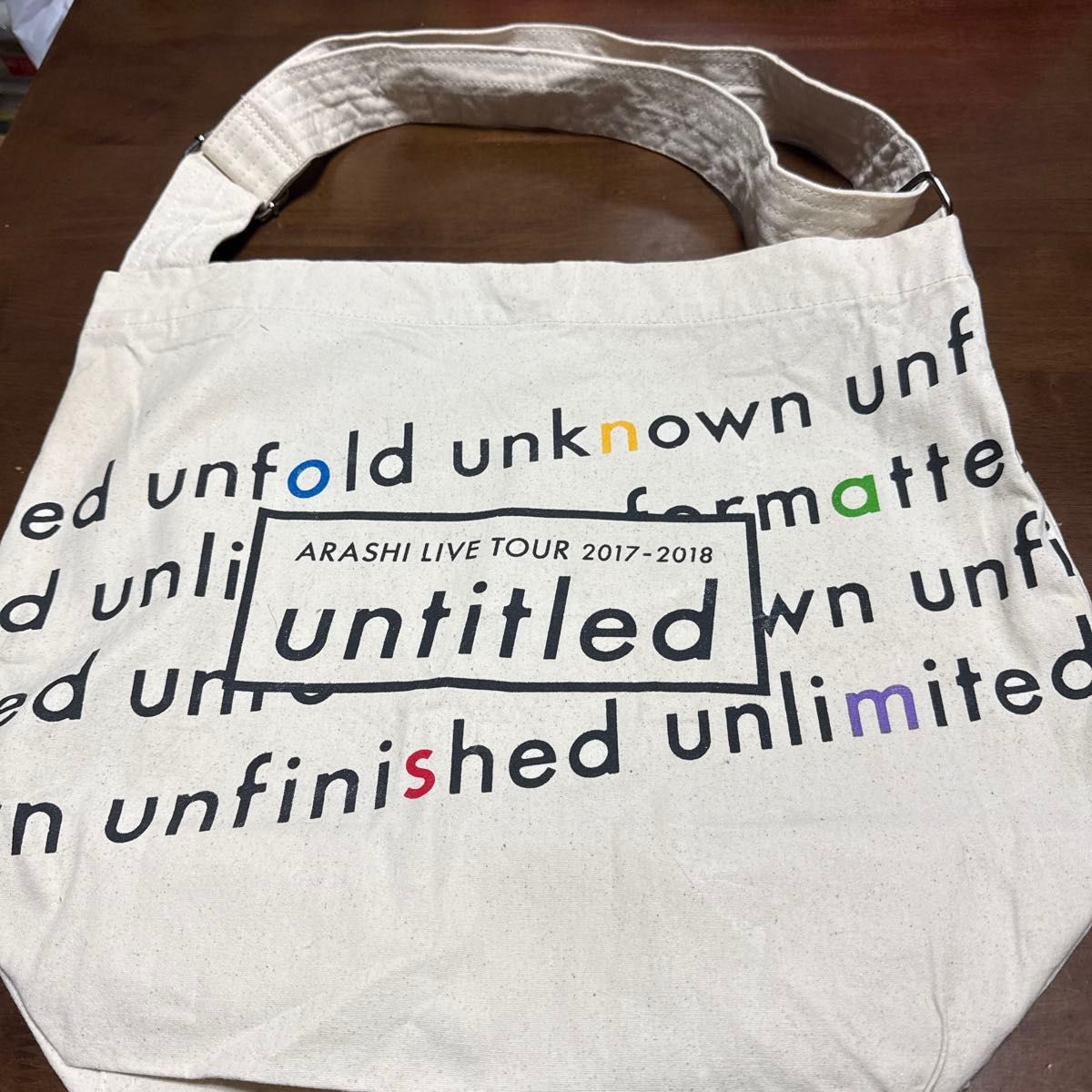 嵐グッズ untitled 2017-2018 トートバッグ ショルダーバッグ 嵐グッズ untitled 2017-2018 トートバッグ ショルダーバッグ