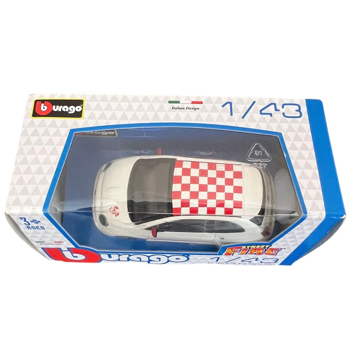 新品未開封】ブラゴ ミニカー アバルト 500 burago 1/43 新品未開封】ブラゴ ミニカー アバルト 500 burago 1/43
