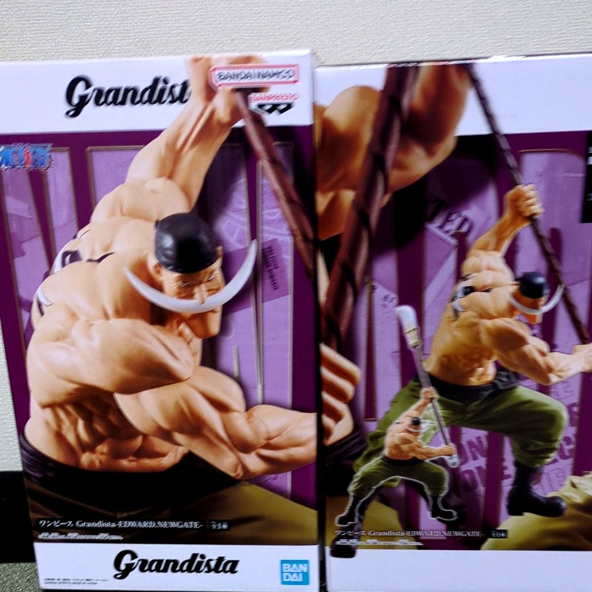 未開封 ワンピース GrandistaEDWARDNEWGATE白ひげ 2点セット 未開封 ワンピース GrandistaEDWARDNEWGATE白ひげ 2点セット