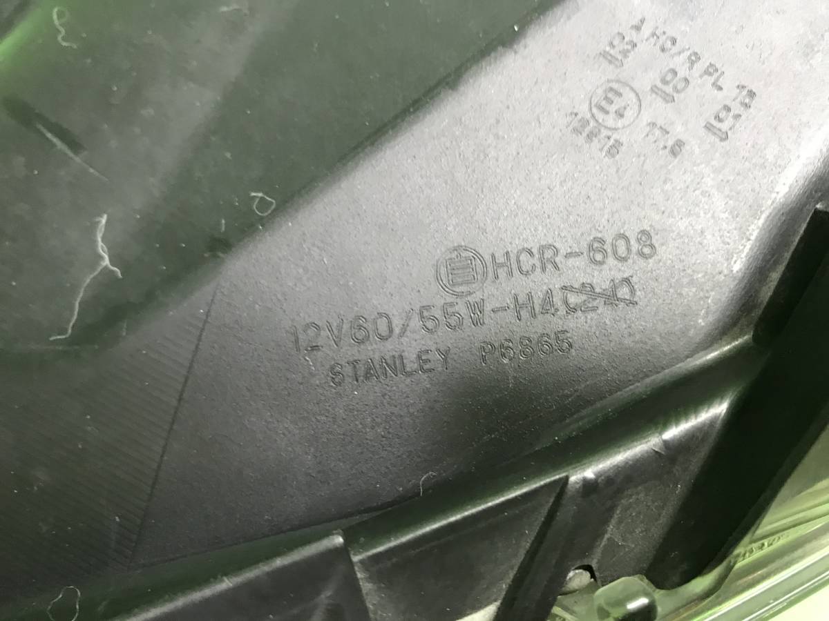 管0349-16 ホンダ　GE6/GE7 フィット 純正 ヘッドライト　左　ハロゲン STANLEY P6865　_画像6