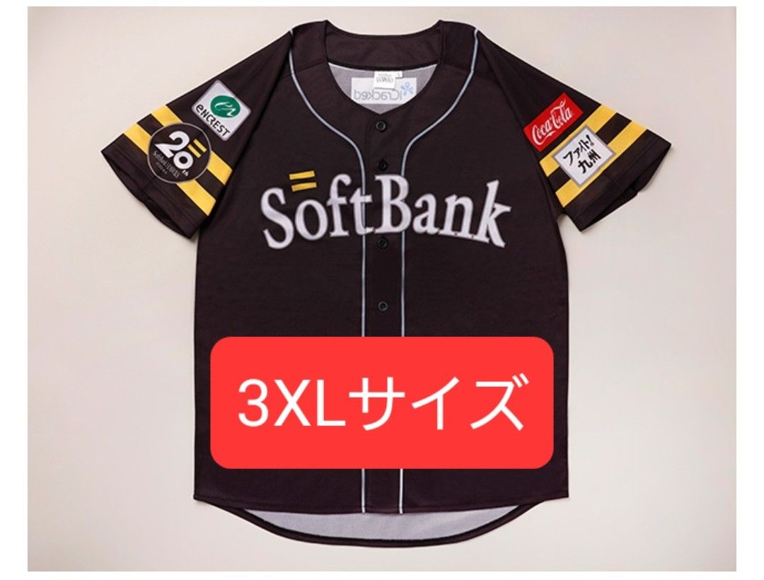 福岡ソフトバンクホークス 20周年 レプリカユニフォーム 3LX 福岡ソフトバンクホークス 20周年 レプリカユニフォーム 3LX