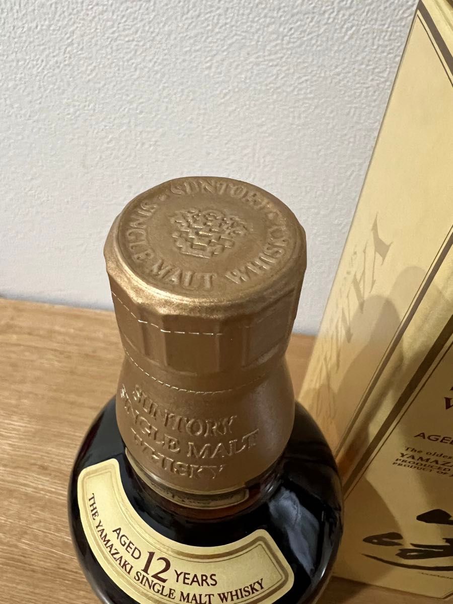 古酒」サントリー ウイスキー シングルモルト 山崎12年 箱付 古酒」サントリー ウイスキー シングルモルト 山崎12年 箱付