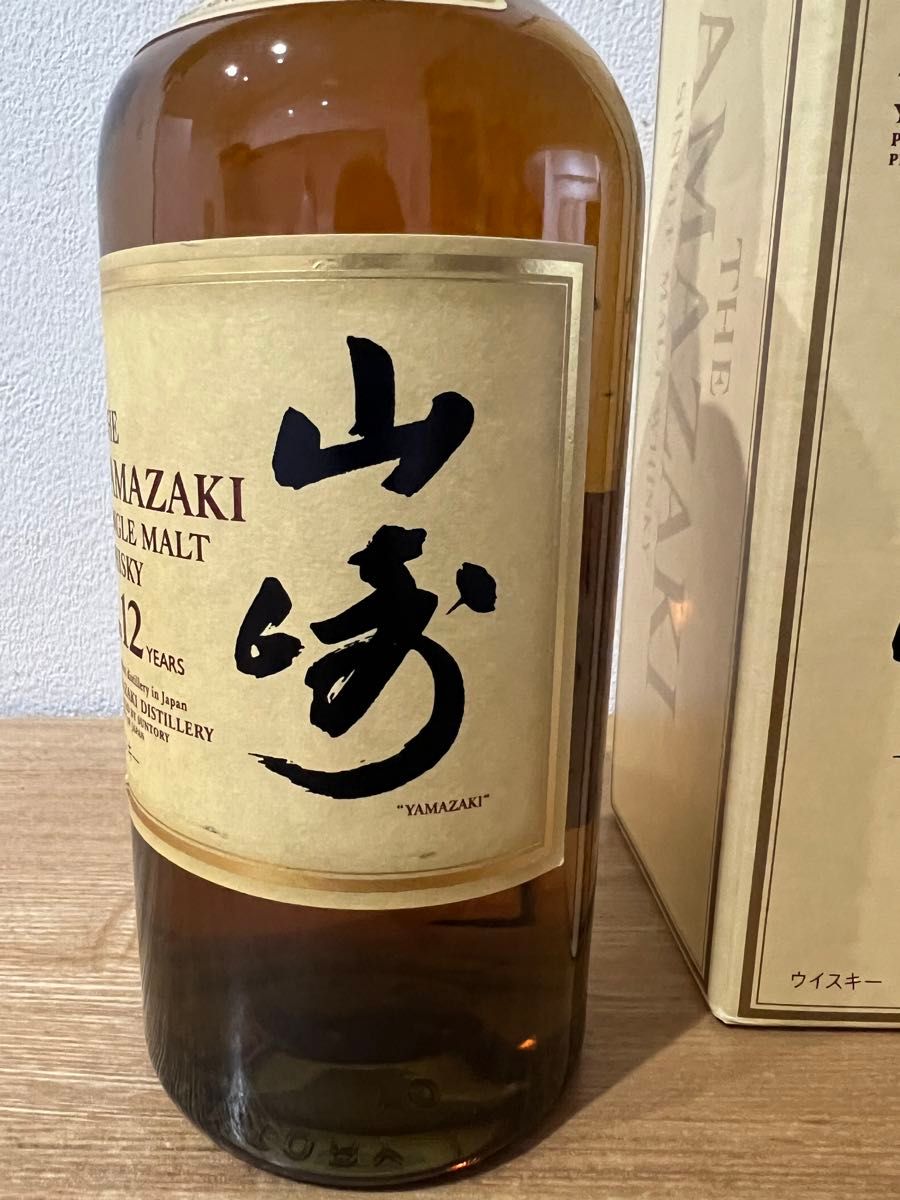 古酒」サントリー ウイスキー シングルモルト 山崎12年 箱付 古酒」サントリー ウイスキー シングルモルト 山崎12年 箱付