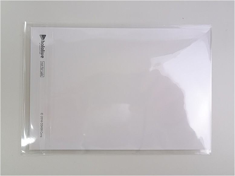 白上フブキ 箔押し複製サイン入り 複製ポストカード 活動4周年 白上フブキ 箔押し複製サイン入り 複製ポストカード 活動4周年