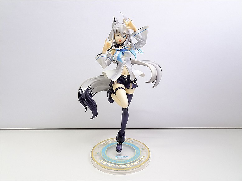 白上フブキ 1/7スケールフィギュア 2019夏イベントver. 開封 PVC 白上フブキ 1/7スケールフィギュア 2019夏イベントver. 開封 PVC