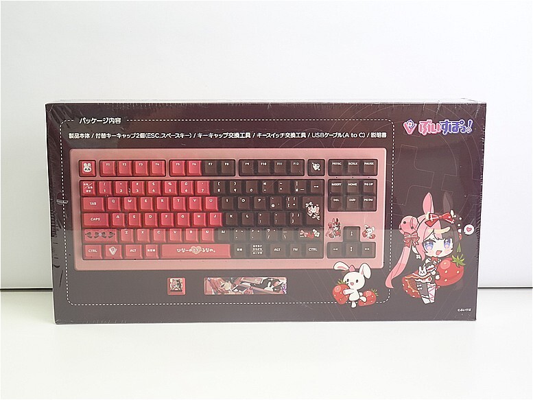 橘ひなの VSPO! GEAR ゲーミングキーボード 未使用未開封 ぶいす 橘ひなの VSPO! GEAR ゲーミングキーボード 未使用未開封 ぶいす