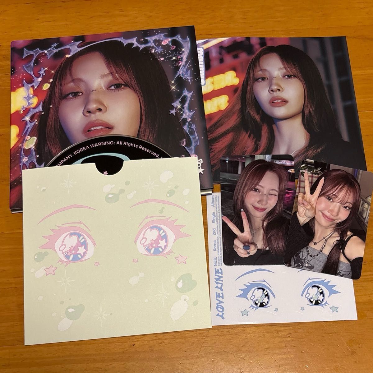 niziu マユカ LOVE LINE Digipack デジパック マユカ盤 トレカ niziu マユカ LOVE LINE Digipack デジパック マユカ盤 トレカ