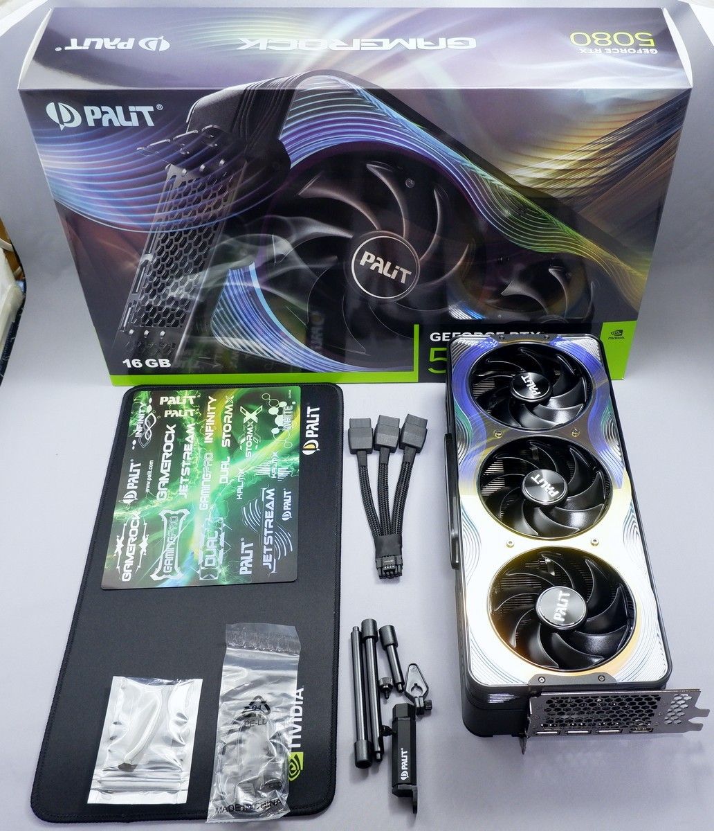 Palit GeForce RTX 5080 GameRock 16GB GDDR7|Yahoo!フリマ(旧 Palit GeForce RTX 5080 GameRock 16GB GDDR7|Yahoo!フリマ(旧
