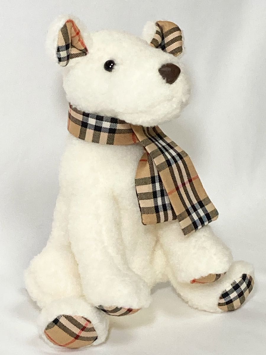 美品】希少 Burberry 犬のぬいぐるみ ノバチェック マフラー 美品】希少 Burberry 犬のぬいぐるみ ノバチェック マフラー