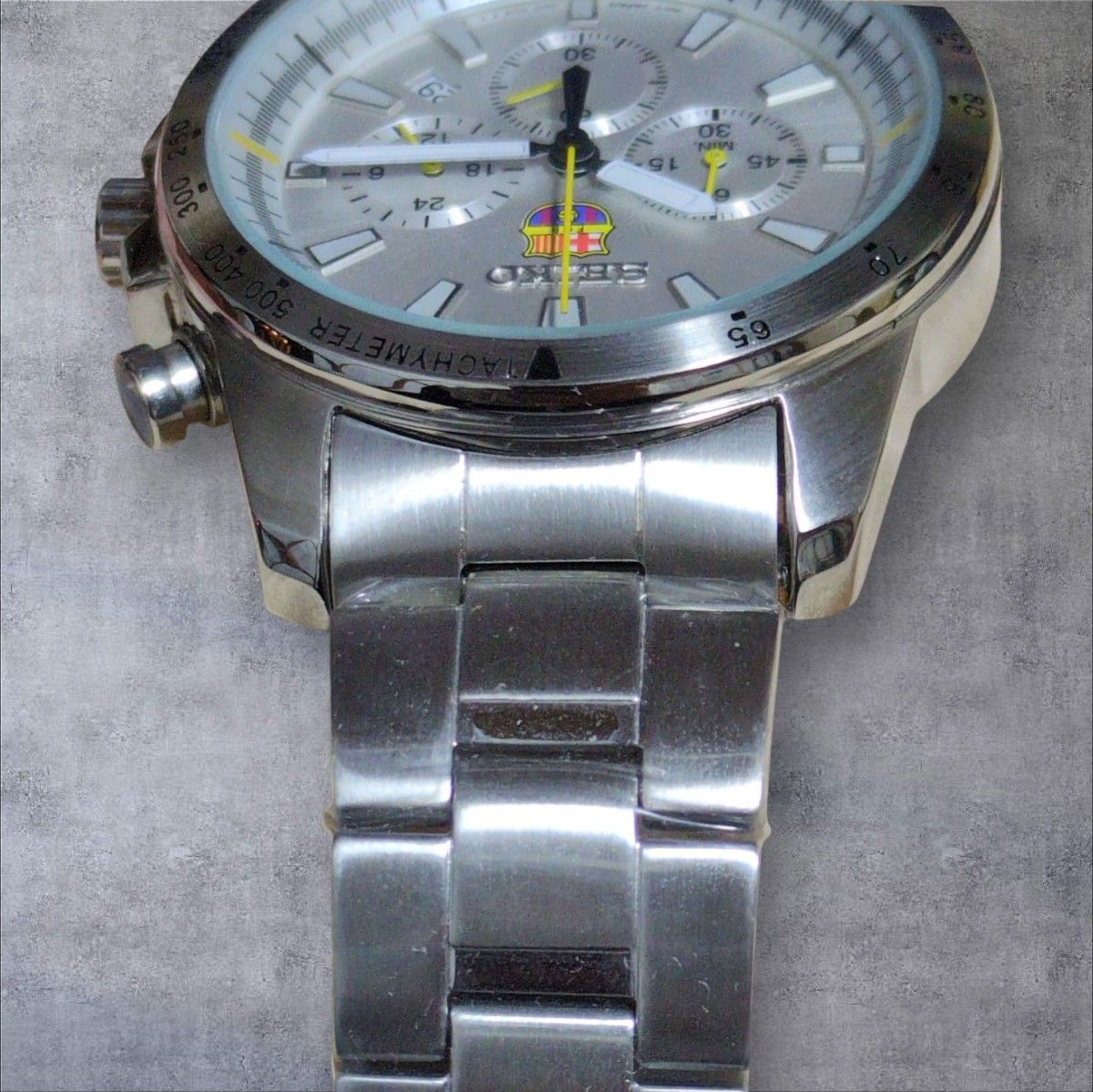 希少カラー SEIKO FC BARCELONA クロノグラフ クォーツ セイコー 希少カラー SEIKO FC BARCELONA クロノグラフ クォーツ セイコー