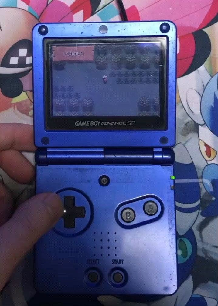 ゲームボーイアドバンスsp アズライトブルー 訳あり