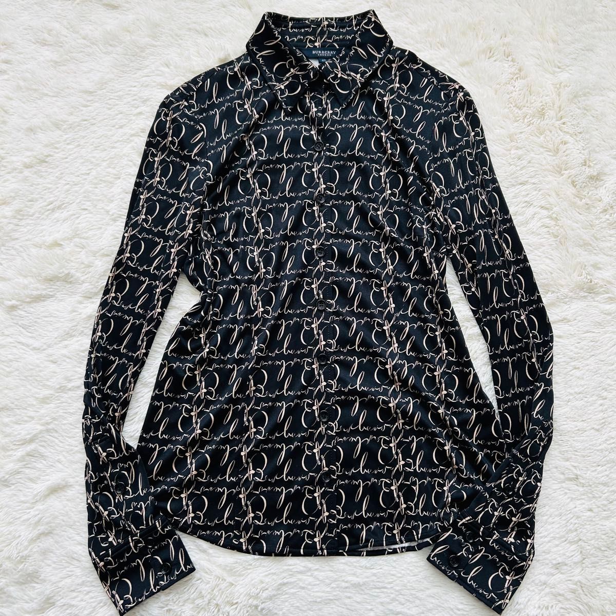 BURBERRY LONDON バーバリーロンドン シルク100% セットアップ BURBERRY LONDON バーバリーロンドン シルク100% セットアップ