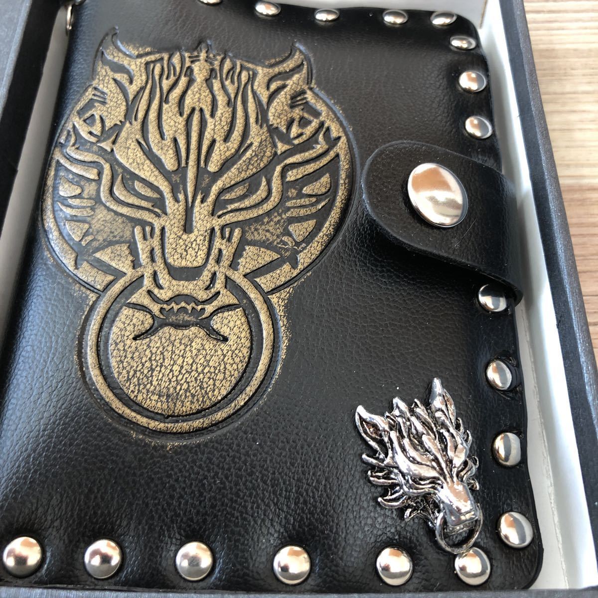超激レア FF7 クラウディウルフ レザー ウォレット 財布 超激レア FF7 クラウディウルフ レザー ウォレット 財布