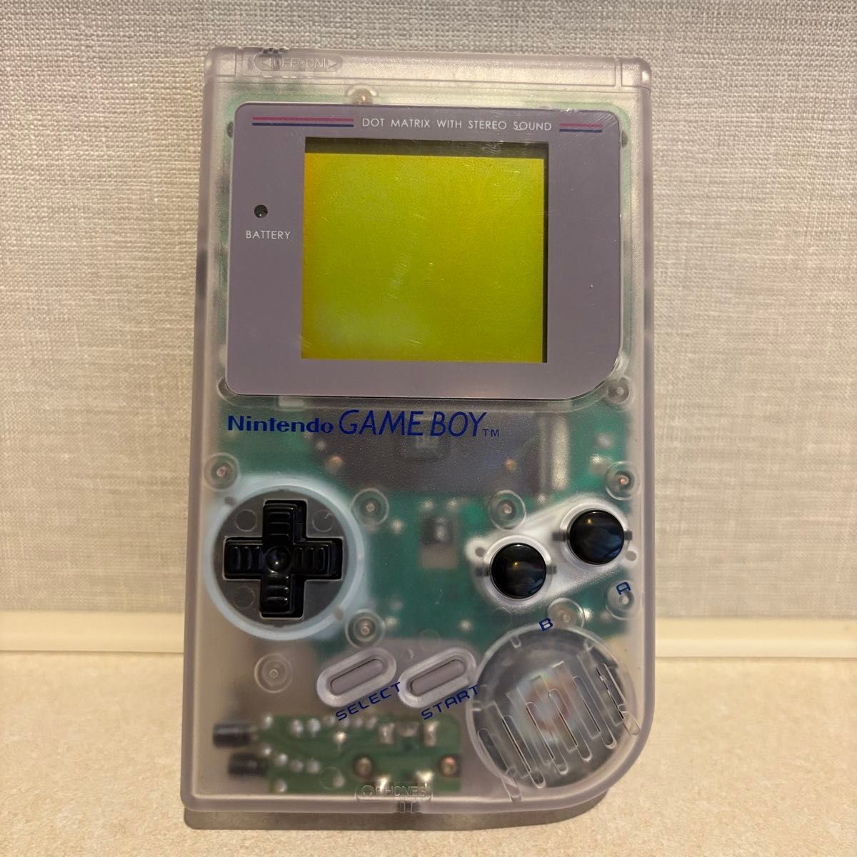動作確認済み・外装新品】任天堂 ゲームボーイ 初代 スケルトン 動作確認済み・外装新品】任天堂 ゲームボーイ 初代 スケルトン
