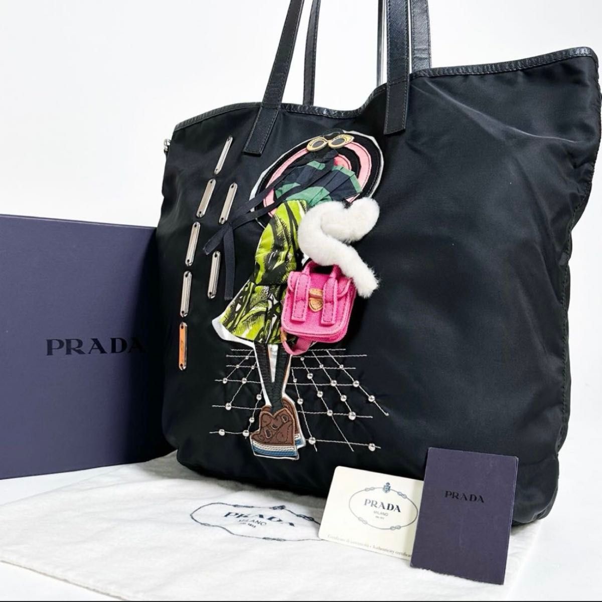 PRADA プラダ トートバッグ ハンドバッグテスート ロボット PRADA プラダ トートバッグ ハンドバッグテスート ロボット