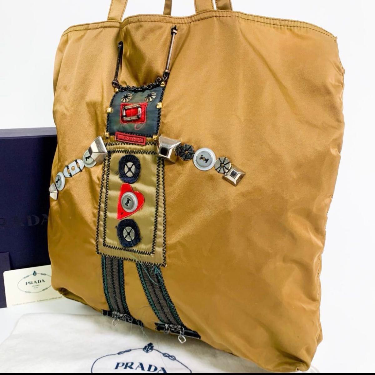 PRADA プラダ トートバッグ ハンドバッグテスート ロボット PRADA プラダ トートバッグ ハンドバッグテスート ロボット