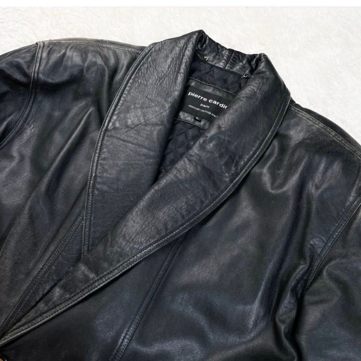 pierre cardin ピエール カルダン レザージャケット ブルゾン pierre cardin ピエール カルダン レザージャケット ブルゾン