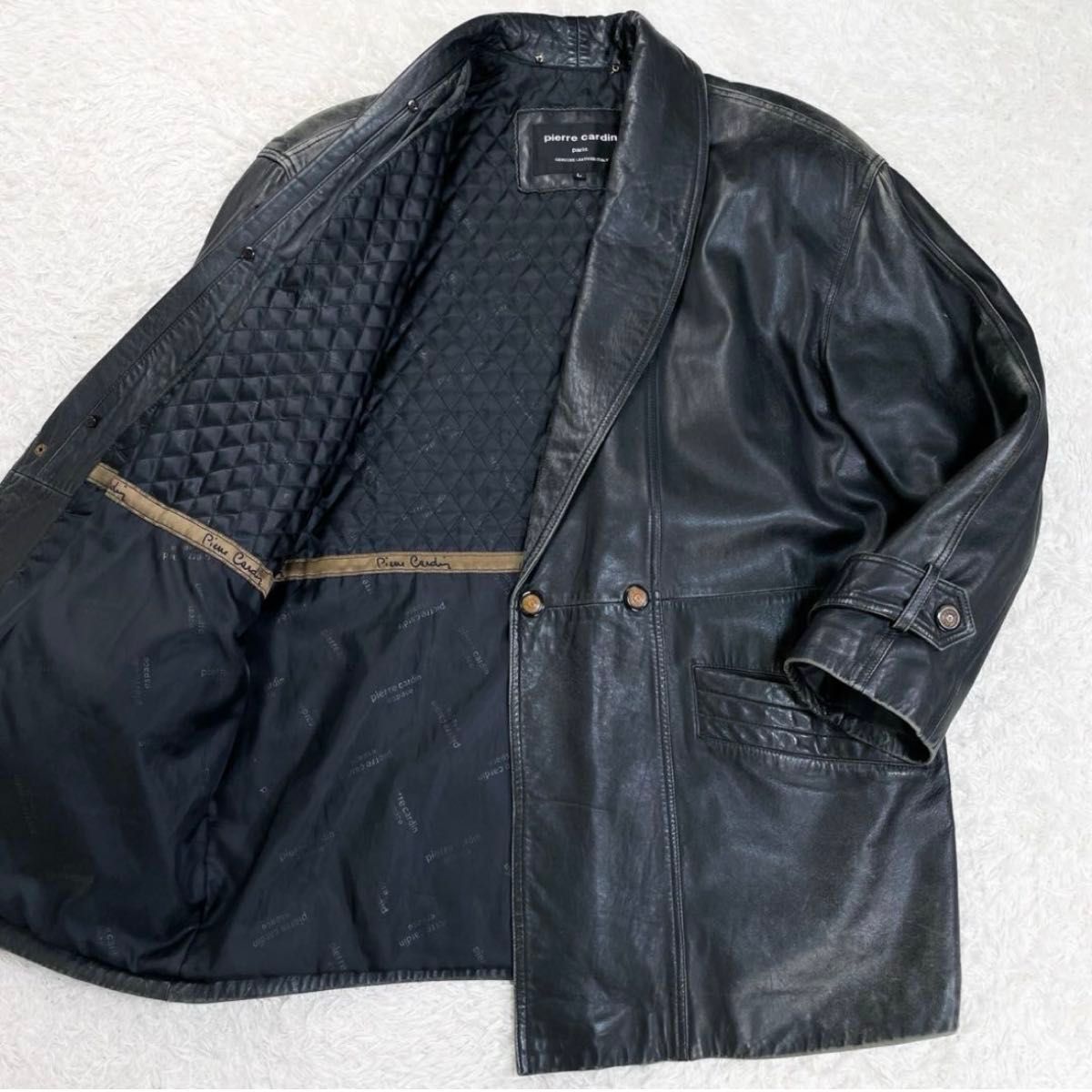 pierre cardin ピエール カルダン レザージャケット ブルゾン pierre cardin ピエール カルダン レザージャケット ブルゾン
