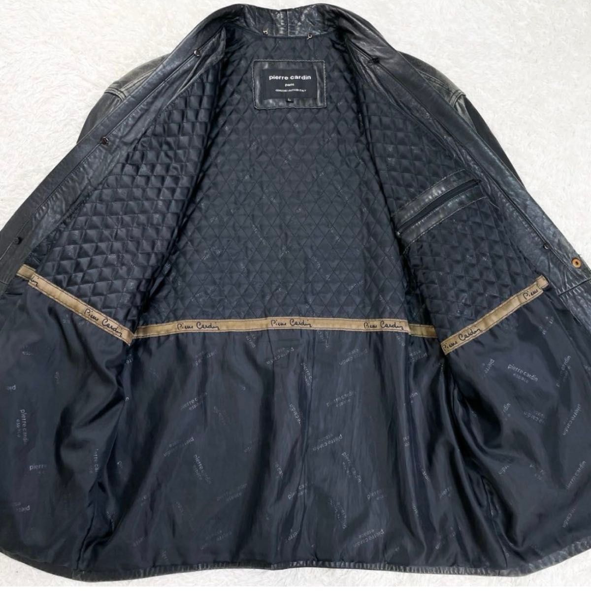 pierre cardin ピエール カルダン レザージャケット ブルゾン pierre cardin ピエール カルダン レザージャケット ブルゾン