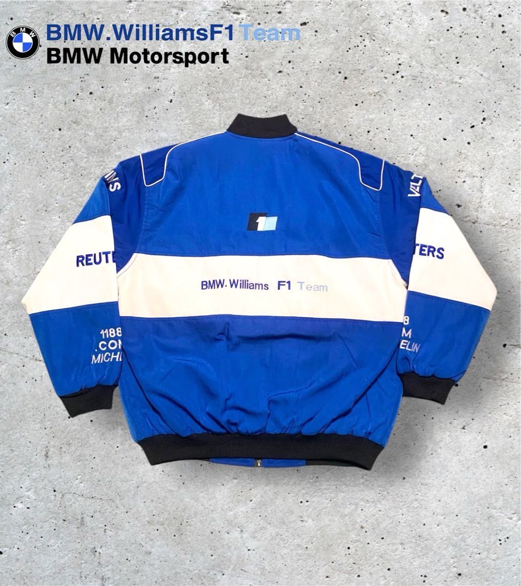 BMWブルゾン/ブルー/ホワイト/ Williams F1 Motor Sports BMWブルゾン/ブルー/ホワイト/ Williams F1 Motor Sports