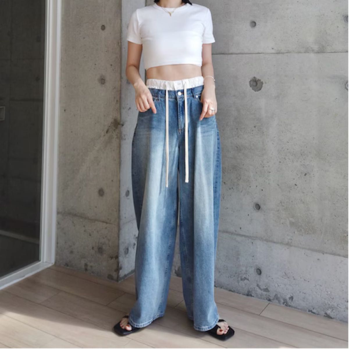 TODAYFUL Layered Waist Denim 新品未使用 完売品 25サイズ TODAYFUL Layered Waist Denim 新品未使用 完売品 25サイズ