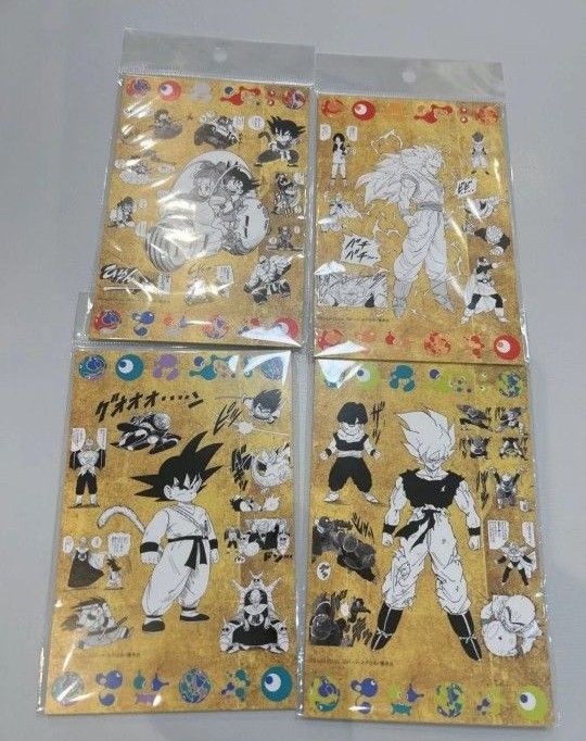 ドラゴンボール 万博 シール ポストカード 全4種計16枚ずつ ドラゴンボール 万博 シール ポストカード 全4種計16枚ずつ