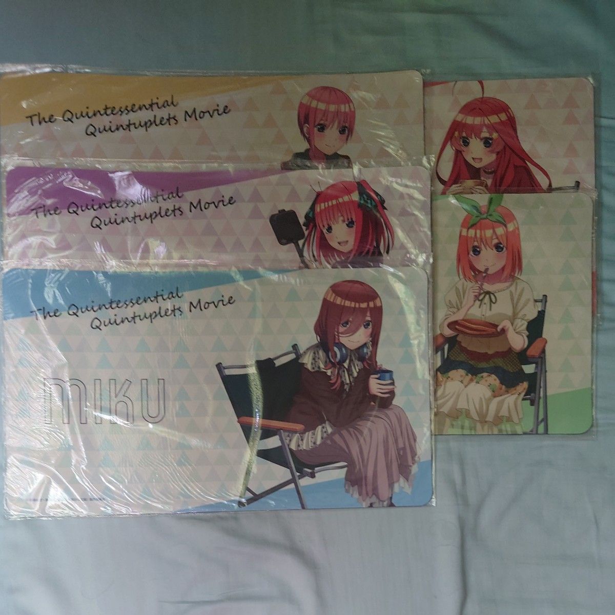 プレイマット 五等分の花嫁 一花二乃三玖四葉五月 キャンプ プレイマット 五等分の花嫁 一花二乃三玖四葉五月 キャンプ