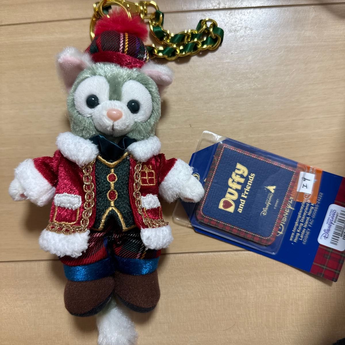 香港ディズニー クリスマス ジェラトーニ ぬいぐるみキー 香港ディズニー クリスマス ジェラトーニ ぬいぐるみキー
