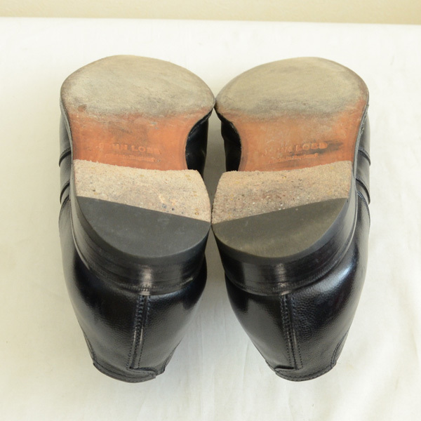 ジョンロブ JOHNLOBB HEATH ウィングチップ ドレスシューズ 黒レザー靴