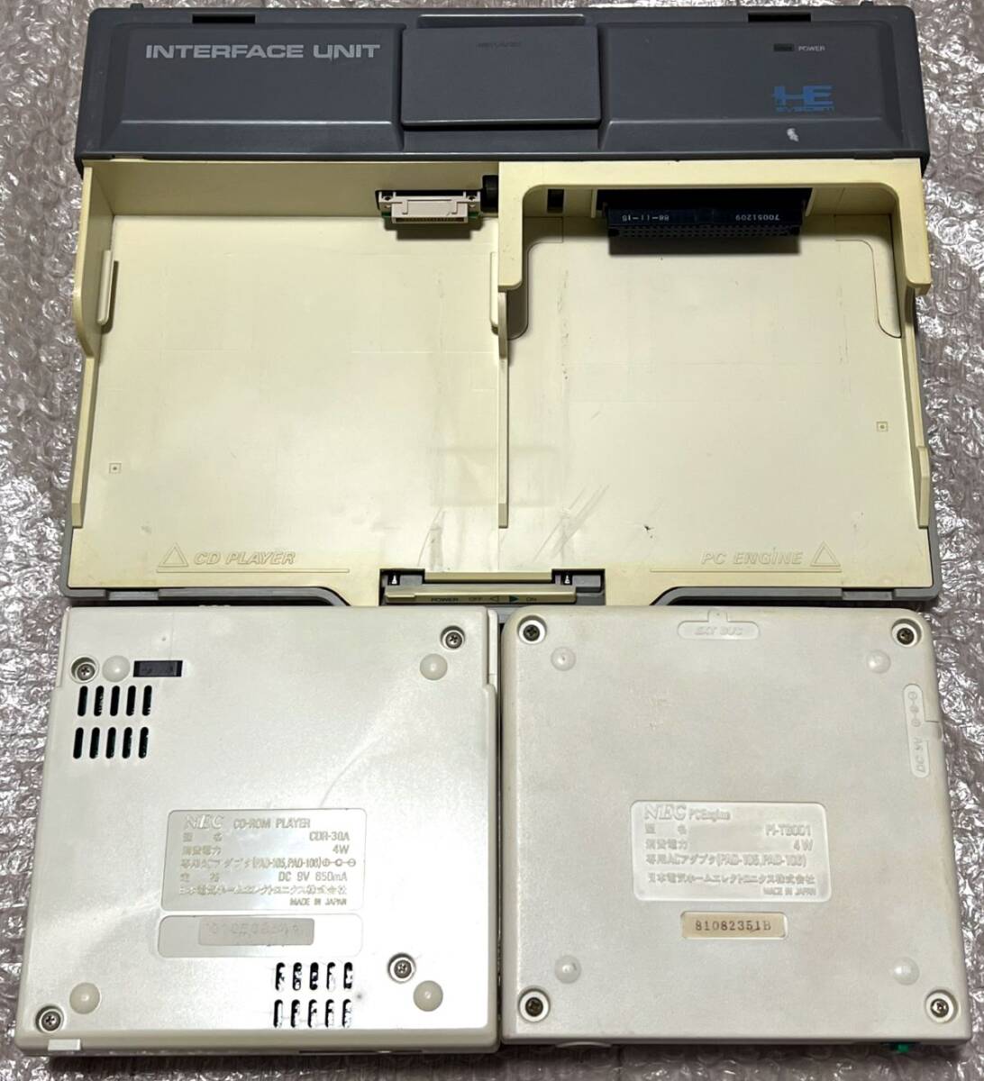 PCE 初代 PCエンジン 本体 PI-TG001・インターフェースユニット PCE 初代 PCエンジン 本体 PI-TG001・インターフェースユニット