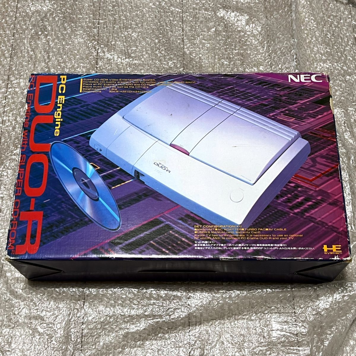 本体美品・箱説付属・動作確認済み〉 PCE PCエンジンDUO-R 本体 本体美品・箱説付属・動作確認済み〉 PCE PCエンジンDUO-R 本体
