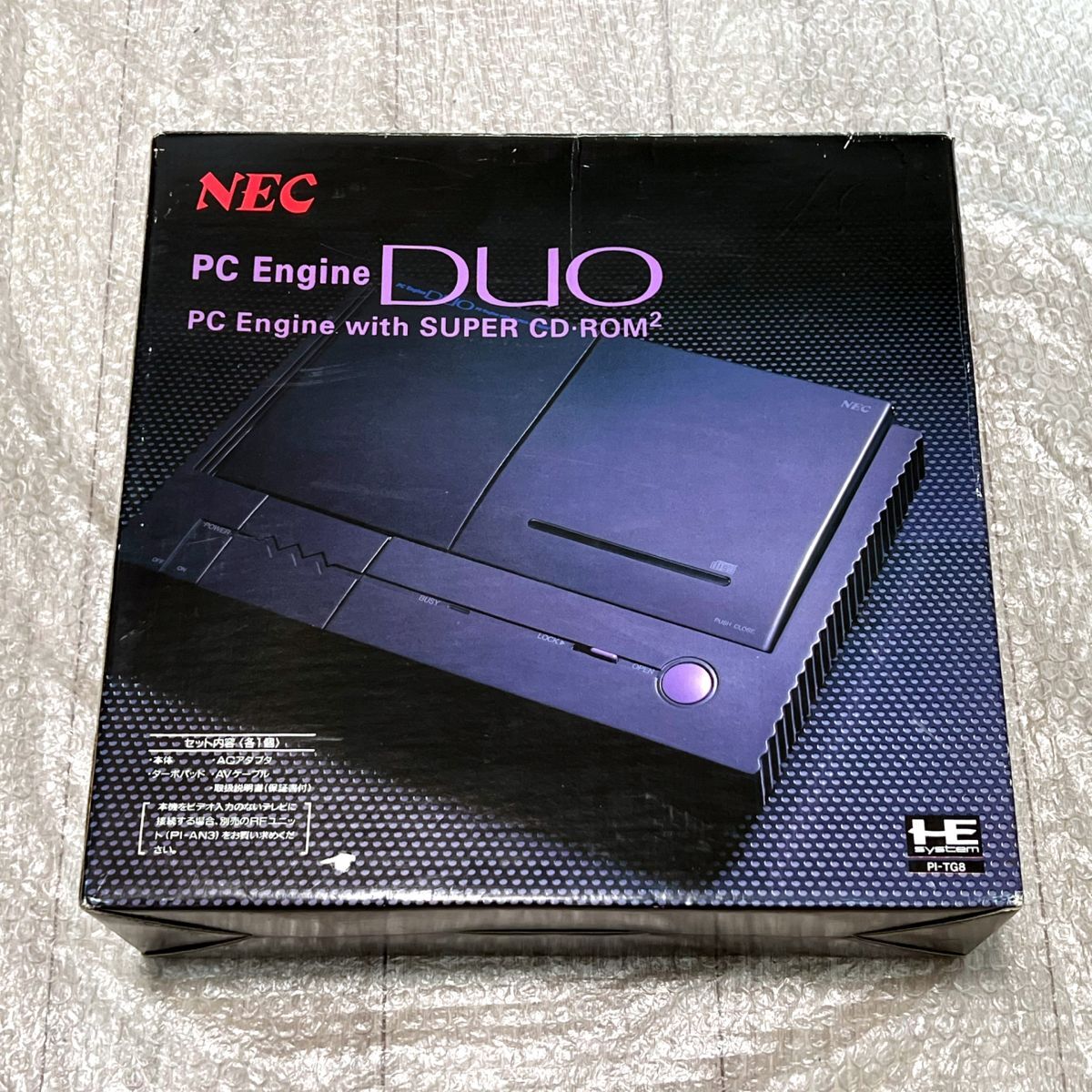 箱付属・動作確認済み・一部注意点あり〉 PCE PCエンジンDUO 箱付属・動作確認済み・一部注意点あり〉 PCE PCエンジンDUO