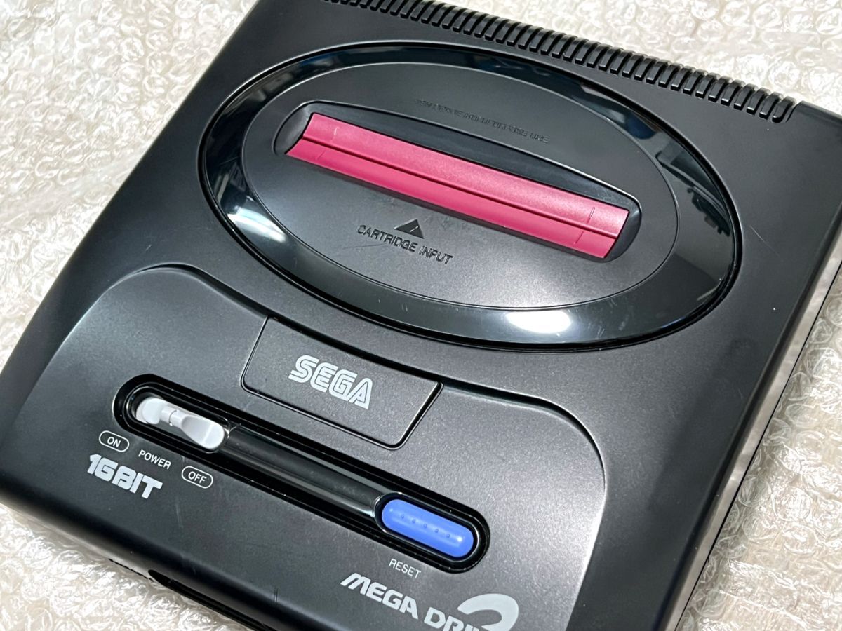 良品・動作確認済み〉MD MD2 メガドライブ2 本体 HAA-2502 良品・動作確認済み〉MD MD2 メガドライブ2 本体 HAA-2502
