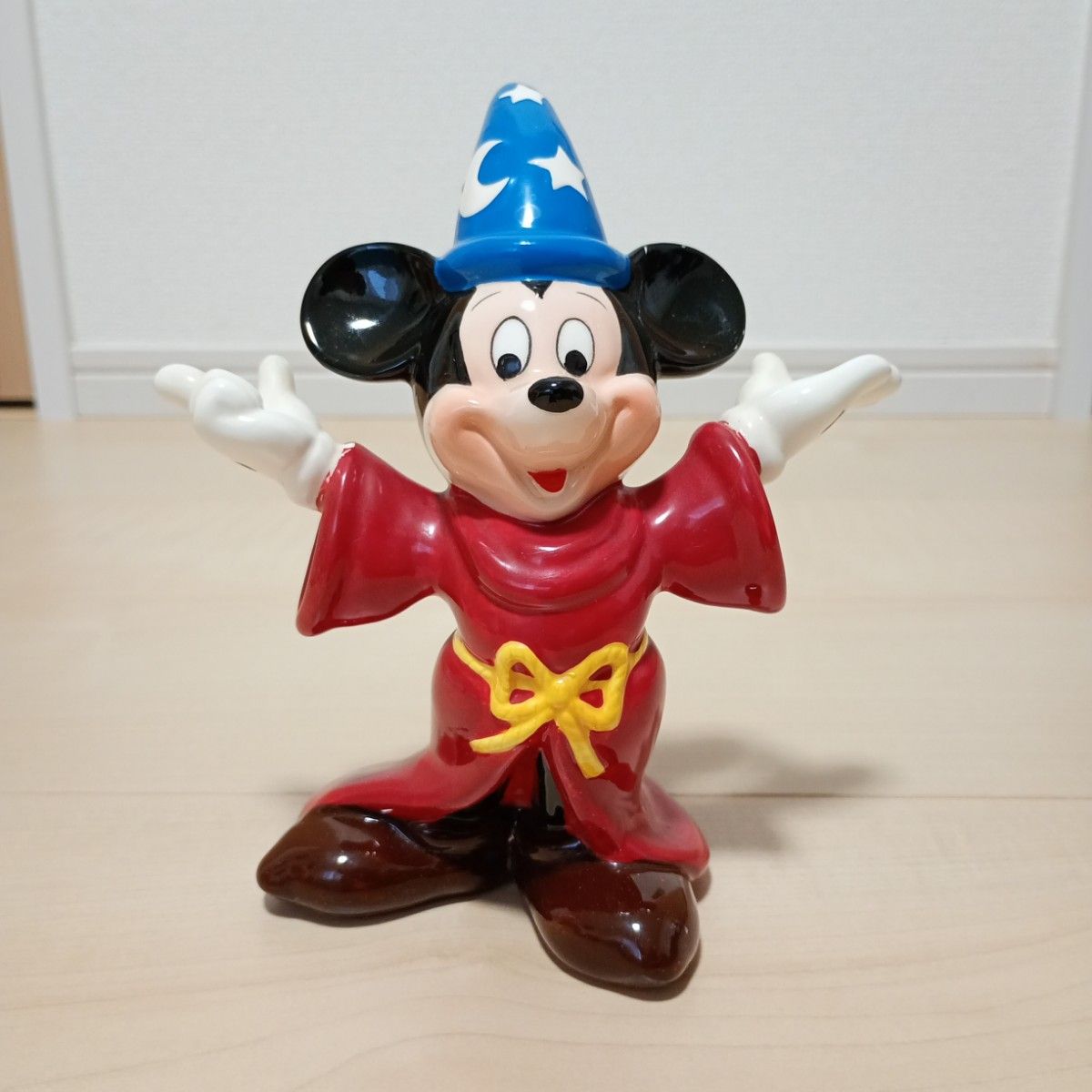 ミッキーマウス 魔法使い 陶器 フィギュア ミッキー 魔法 ミッキーマウス 魔法使い 陶器 フィギュア ミッキー 魔法