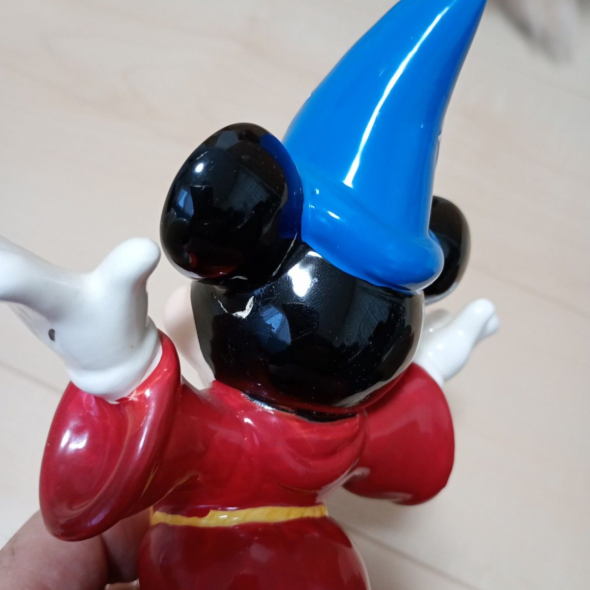 ミッキーマウス 魔法使い 陶器 フィギュア ミッキー 魔法 ミッキーマウス 魔法使い 陶器 フィギュア ミッキー 魔法