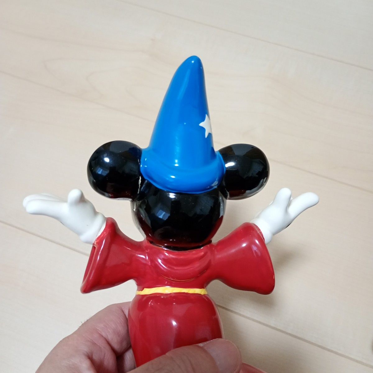 ミッキーマウス 魔法使い 陶器 フィギュア ミッキー 魔法 ミッキーマウス 魔法使い 陶器 フィギュア ミッキー 魔法