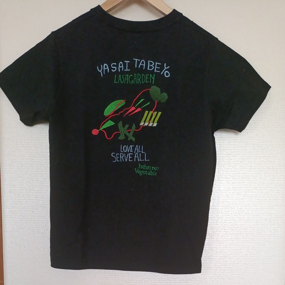未使用】藤井風さん 野菜たべよ HEHNベジTシャツ 黒 ブラック S 未使用】藤井風さん 野菜たべよ HEHNベジTシャツ 黒 ブラック S