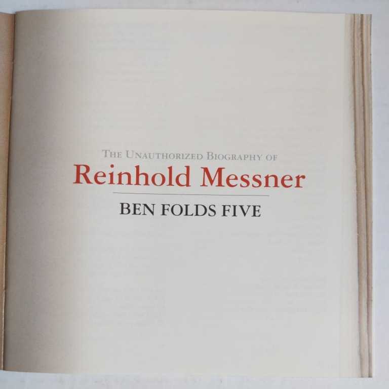 ベン・フォールズ・ファイヴ ラインホルト・メスナーの肖像 国内盤帯有 ben folds five the unauthorized biography of reinhold messner_画像5