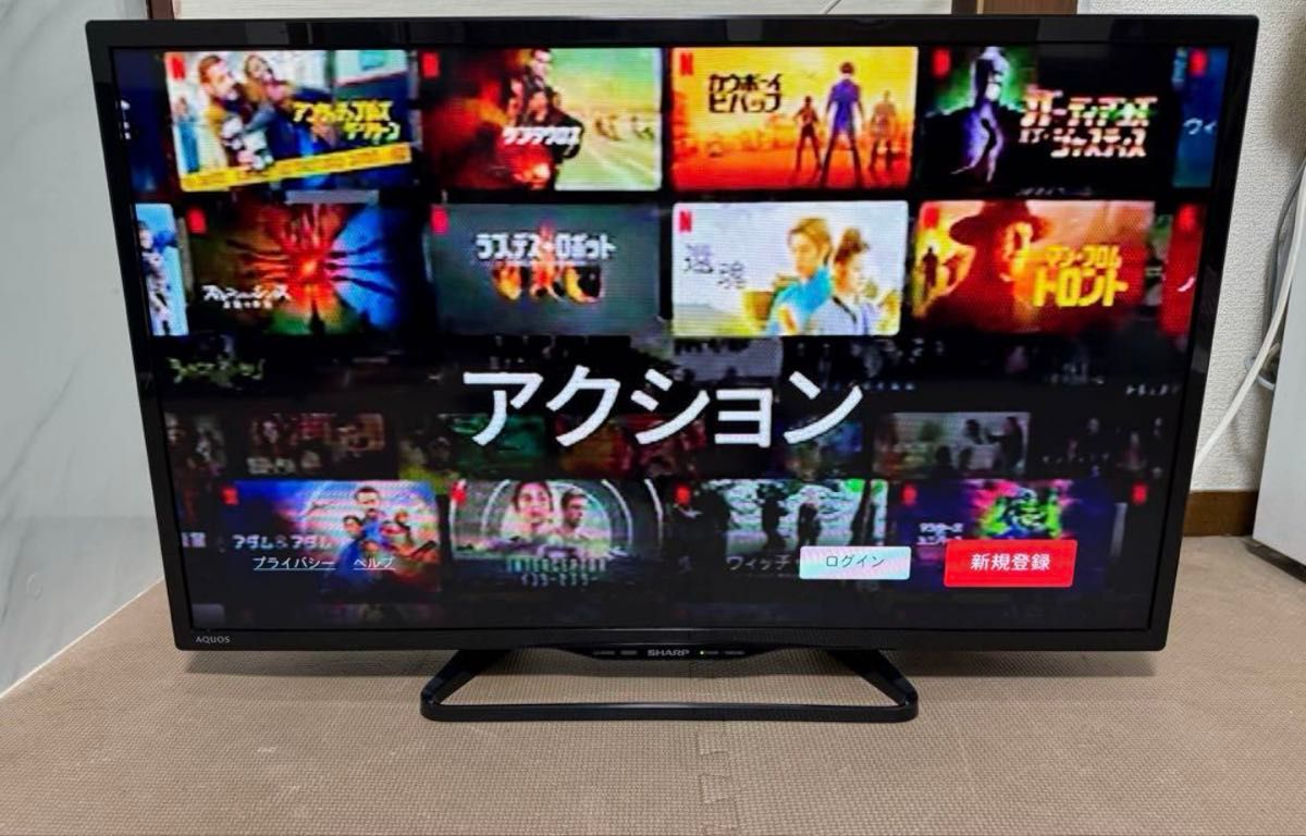 シャープ LC-32W35 32型2017年製 地上 BS/CS 動画可テレビ シャープ LC-32W35 32型2017年製 地上 BS/CS 動画可テレビ