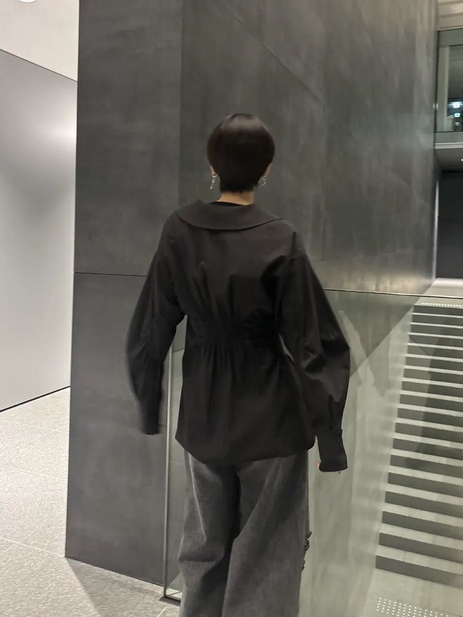 Ameri HEART GATHERED WAIST SHAVE BLOUSE|Yahoo!フリマ(旧 Ameri HEART GATHERED WAIST SHAVE BLOUSE|Yahoo!フリマ(旧