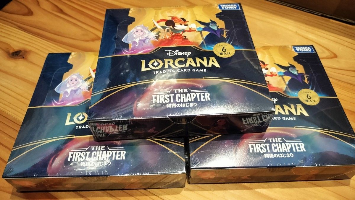 シュリンク付き3BOX ディズニーロルカナTCG 日本語版 ブースター シュリンク付き3BOX ディズニーロルカナTCG 日本語版 ブースター