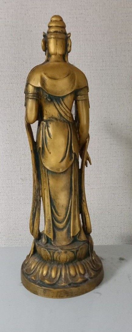 古美術 アンティーク 置物 菩薩様 高さ45cm 詳細不明|Yahoo 古美術 アンティーク 置物 菩薩様 高さ45cm 詳細不明|Yahoo