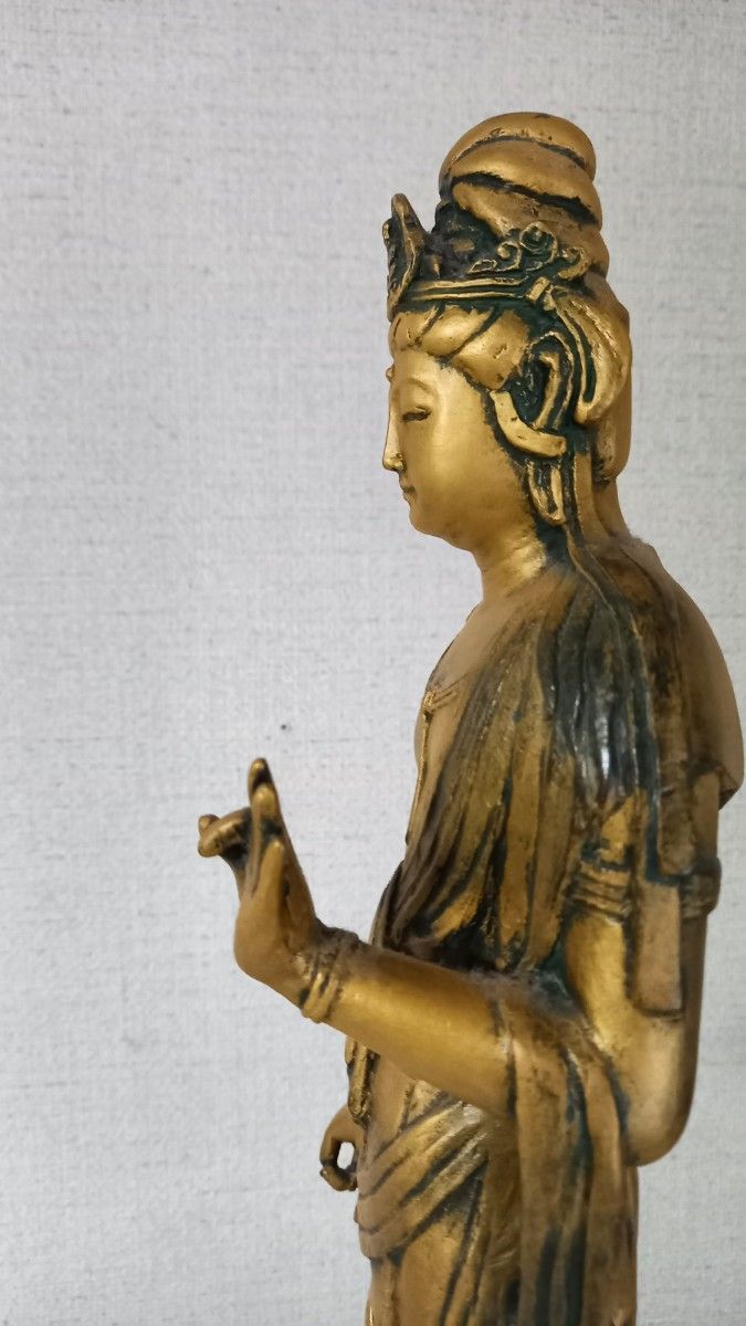 古美術 アンティーク 置物 菩薩様 高さ45cm 詳細不明|Yahoo 古美術 アンティーク 置物 菩薩様 高さ45cm 詳細不明|Yahoo