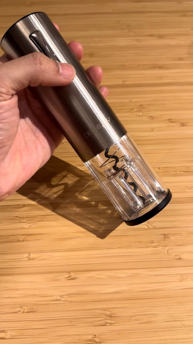 電動ワインオープナー USB充電式 自動栓抜き コルク抜き