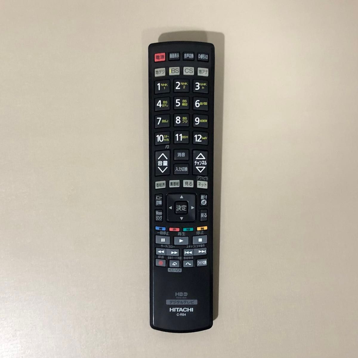 HITACHI Wooo純正テレビリモコン C-RS4|Yahoo!フリマ(旧PayPay HITACHI Wooo純正テレビリモコン C-RS4|Yahoo!フリマ(旧PayPay
