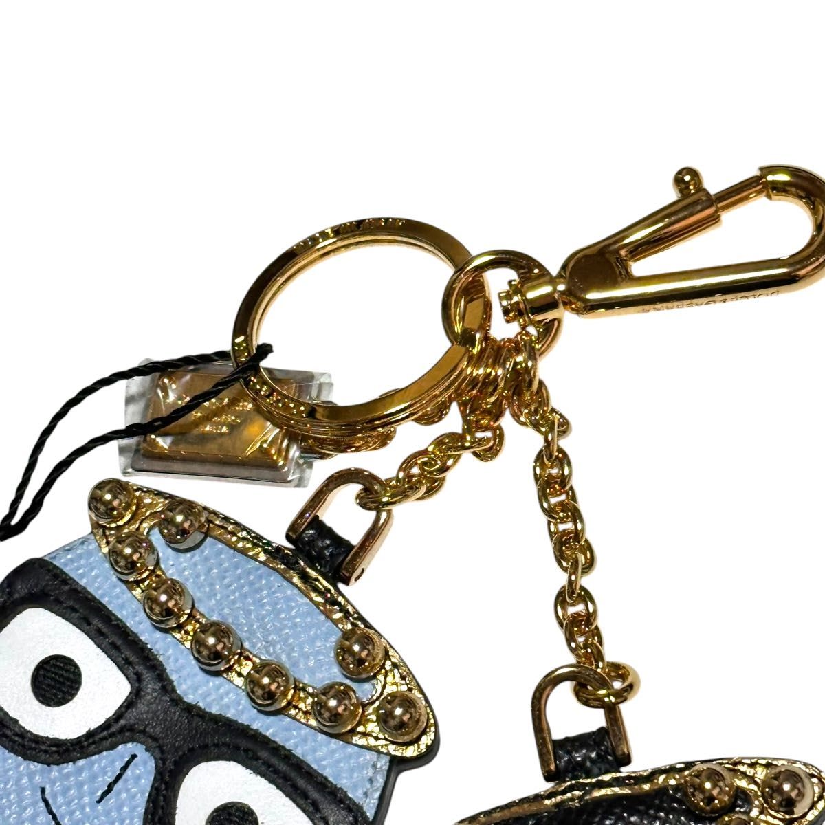 DOLCE&GABBANA キーリング 2個セット 新品未使用ライトブルー DOLCE&GABBANA キーリング 2個セット 新品未使用ライトブルー